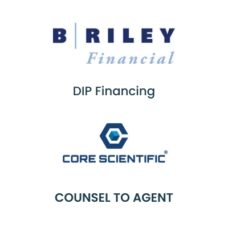 B. Riley Financial Dip Financing Core Scientific Tombstone