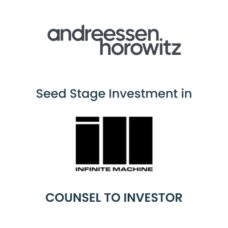 Andreessen Horowitz Seed Stage Investment In Infinite Machine Tombstone