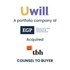 Uwill Education Growth Partners Acquired Tbh Tombstone